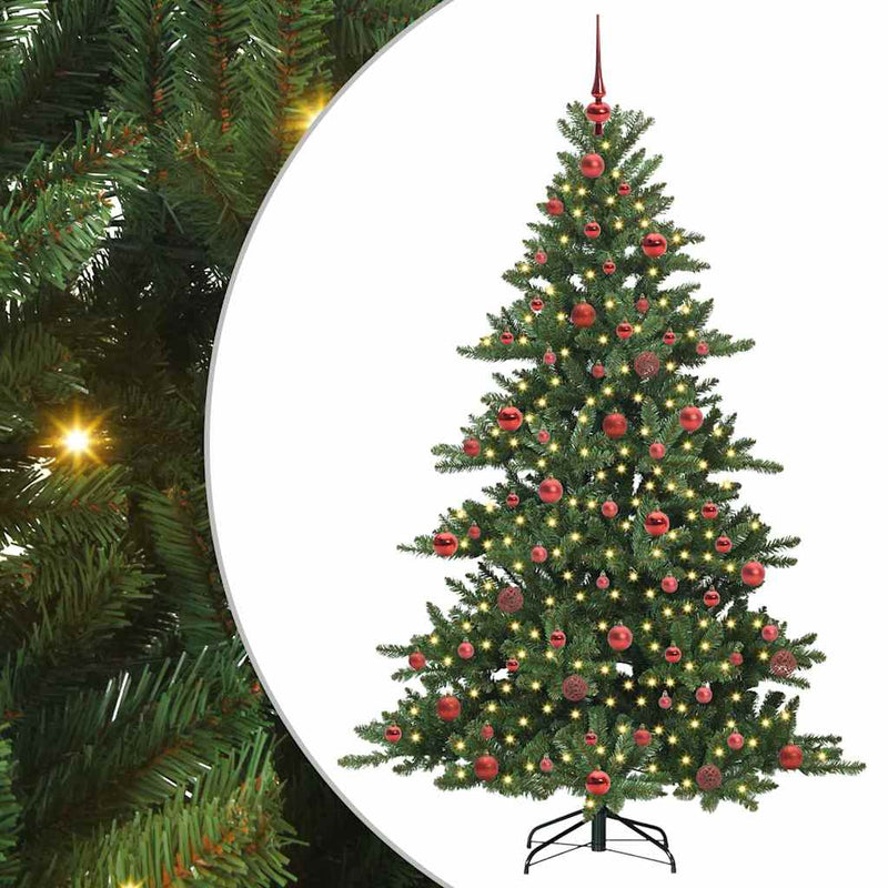Load image into Gallery viewer, Vidaxl kunstmatige inklapbare kerstboom groen 180 cm pvc en staal
