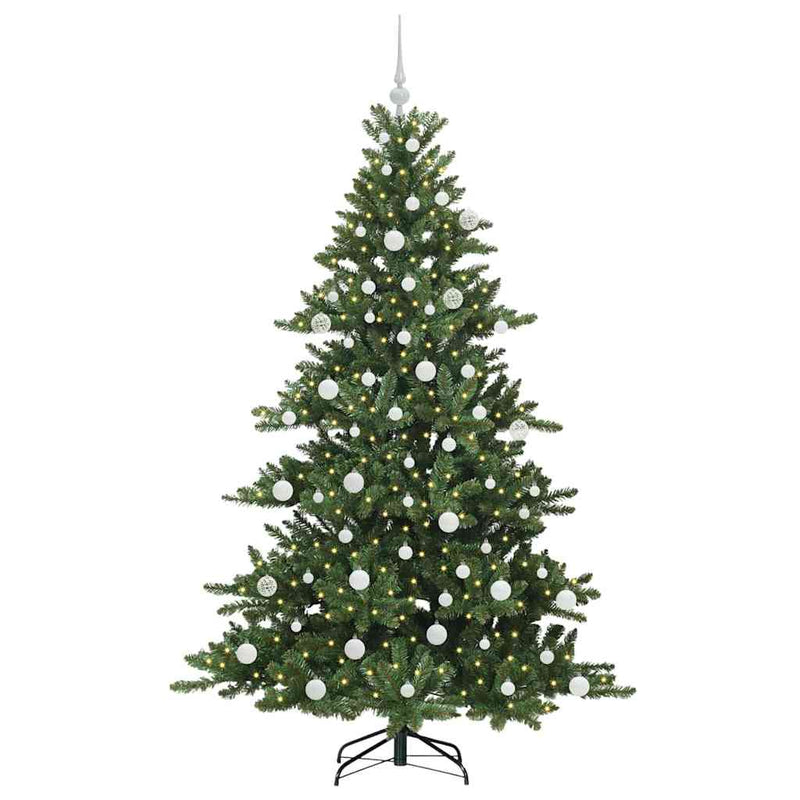 Load image into Gallery viewer, Vidaxl kunstmatige inklapbare kerstboom groen 180 cm pvc en staal
