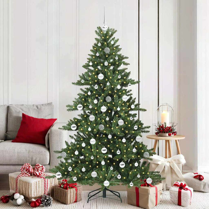 Load image into Gallery viewer, Vidaxl kunstmatige inklapbare kerstboom groen 180 cm pvc en staal
