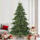 Vidaxl kunstmatige inklapbare kerstboom groen 210 cm pvc en staal