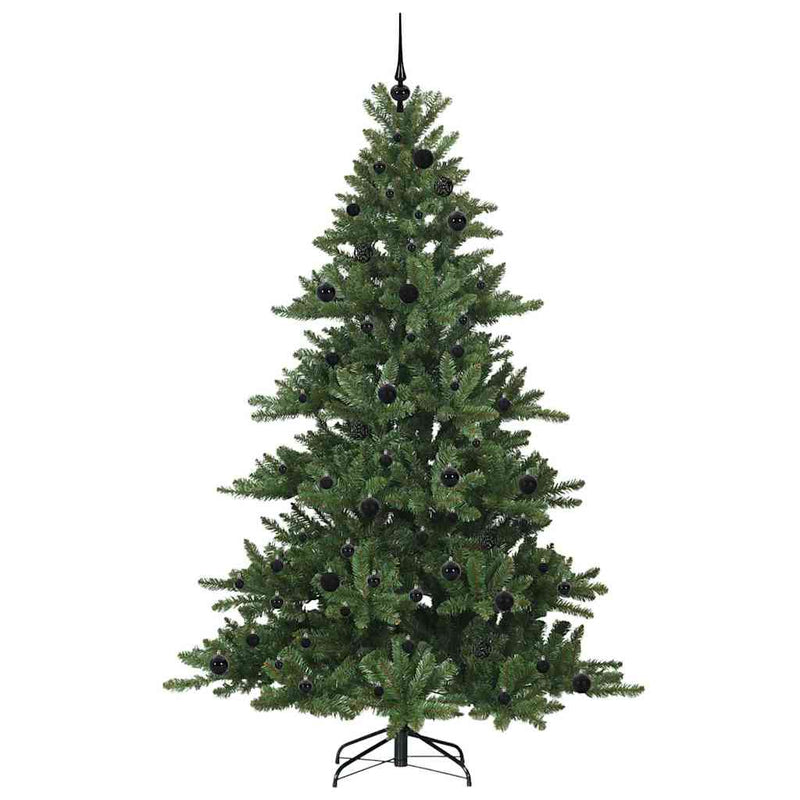 Load image into Gallery viewer, Vidaxl kunstmatige inklapbare kerstboom groen 210 cm pvc en staal
