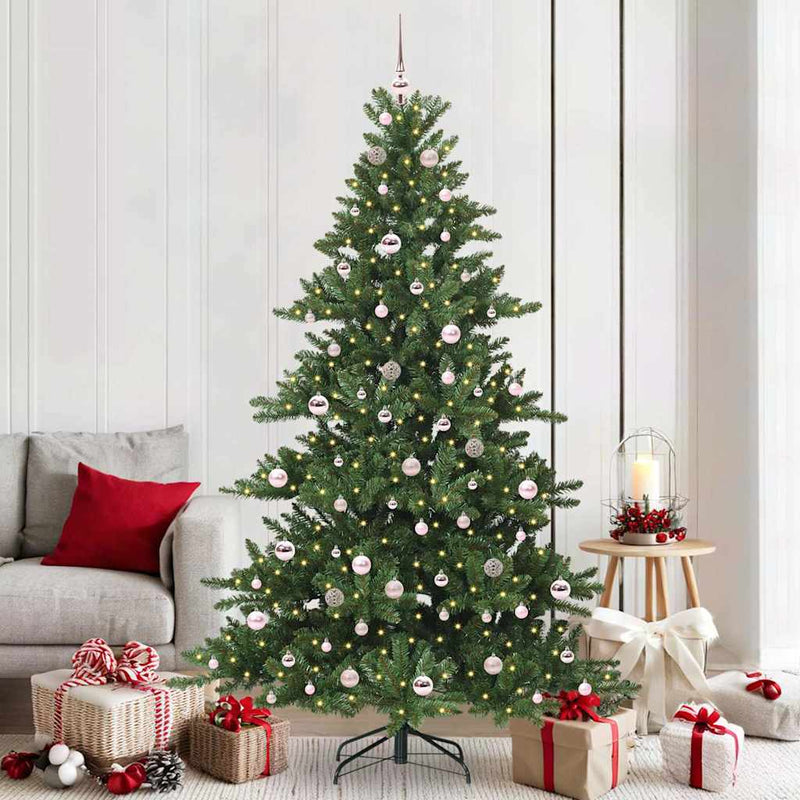 Load image into Gallery viewer, Vidaxl kunstmatige inklapbare kerstboom groen 210 cm pvc en staal

