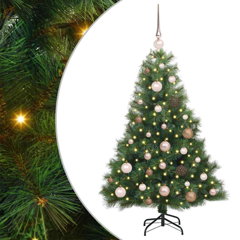 Load image into Gallery viewer, Vidaxl kunstkerstboom met 150 led met standaard groen 120 cm pe en pvc

