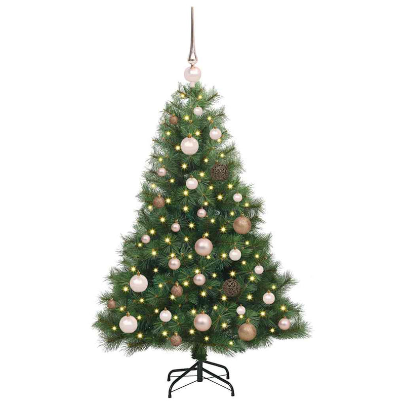 Load image into Gallery viewer, Vidaxl kunstkerstboom met 150 led met standaard groen 120 cm pe en pvc
