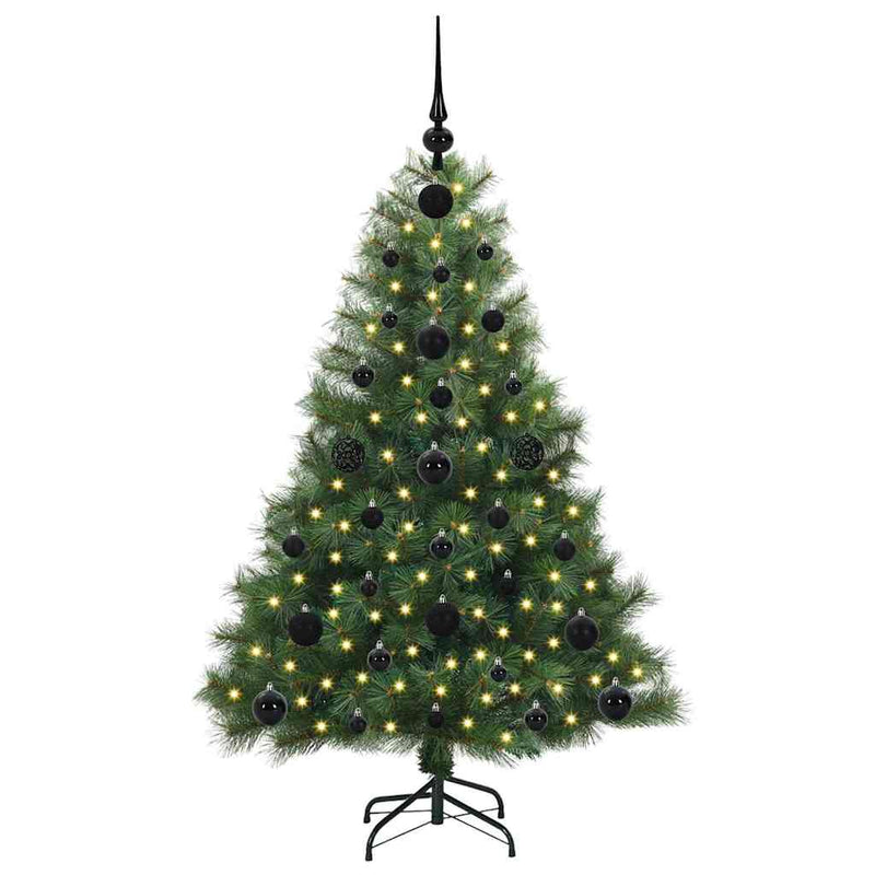 Load image into Gallery viewer, Vidaxl kunstkerstboom met 150 led met standaard groen 120 cm pe en pvc

