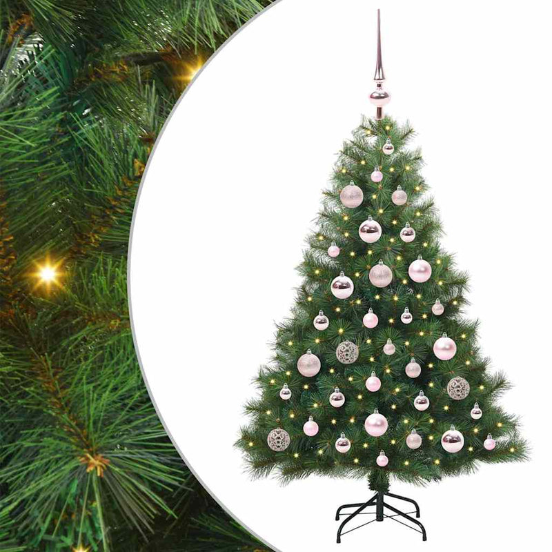 Load image into Gallery viewer, Vidaxl kunstkerstboom met 150 led met standaard groen 120 cm pe en pvc
