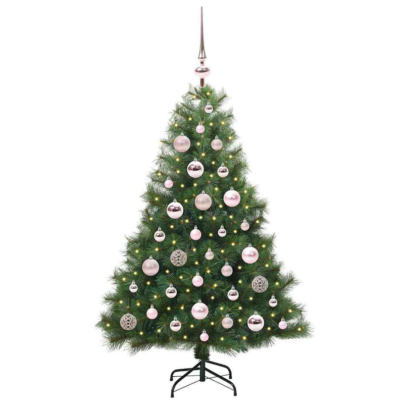 Load image into Gallery viewer, Vidaxl kunstkerstboom met 150 led met standaard groen 120 cm pe en pvc
