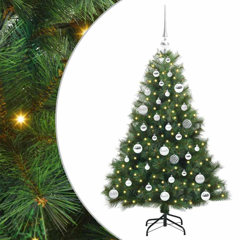 Load image into Gallery viewer, Vidaxl kunstkerstboom met 150 led met standaard groen 120 cm pe en pvc
