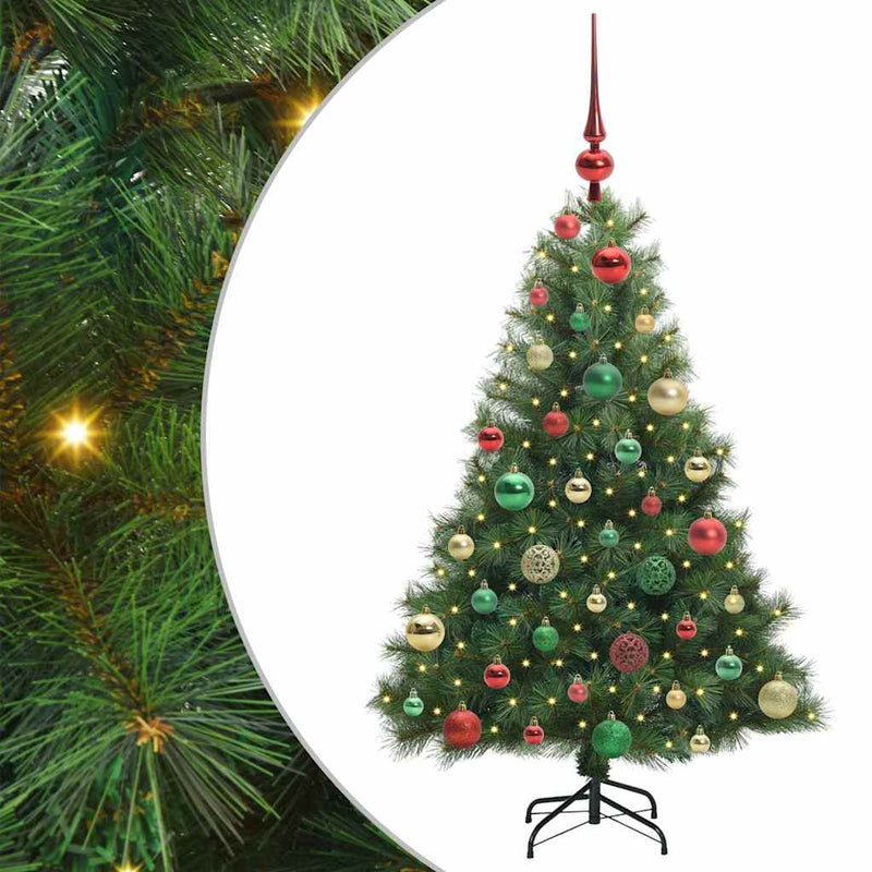 Load image into Gallery viewer, Vidaxl kunstkerstboom met 150 led met standaard groen 120 cm pe en pvc
