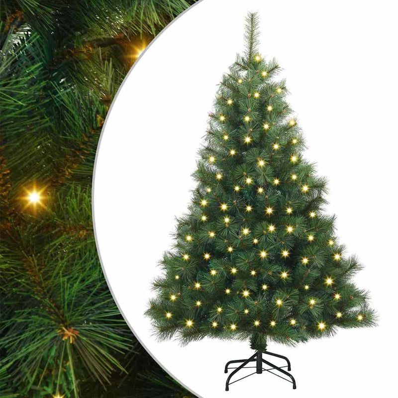 Load image into Gallery viewer, Vidaxl kunstkerstboom met 150 led met standaard groen 150 cm pe en pvc
