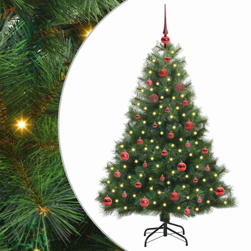 Load image into Gallery viewer, Vidaxl kunstkerstboom met 150 led met standaard groen 150 cm pe en pvc
