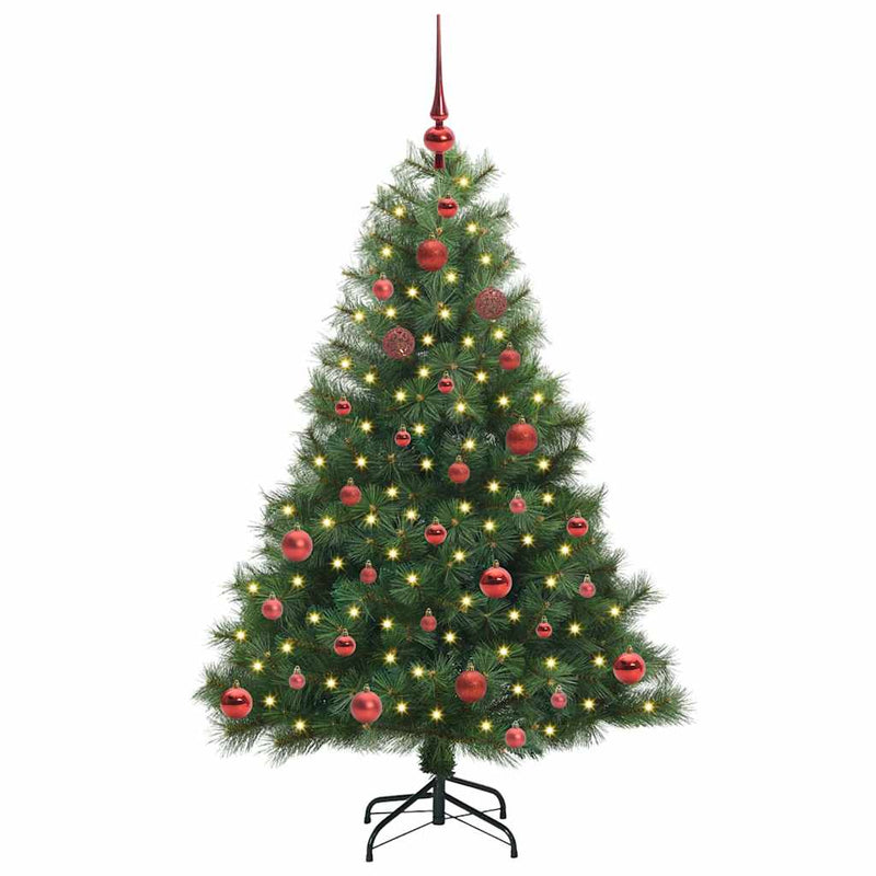 Load image into Gallery viewer, Vidaxl kunstkerstboom met 150 led met standaard groen 150 cm pe en pvc
