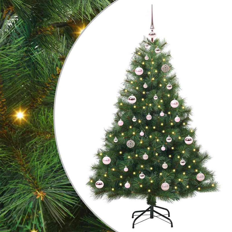 Load image into Gallery viewer, Vidaxl kunstkerstboom met 150 led met standaard groen 150 cm pe en pvc
