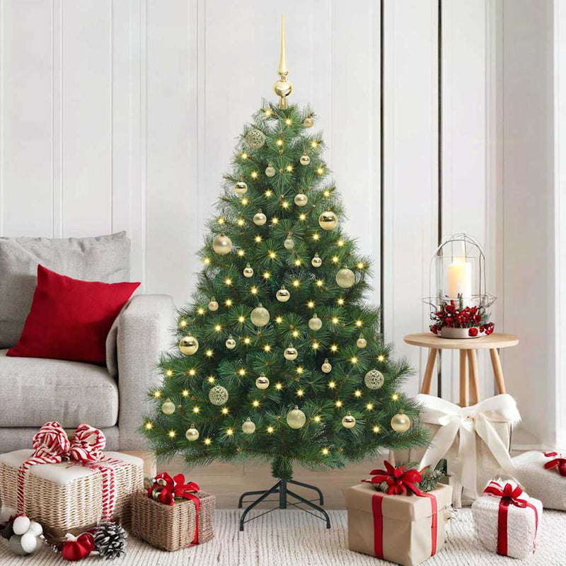 Load image into Gallery viewer, Vidaxl kunstkerstboom met 150 led met standaard groen 150 cm pe en pvc
