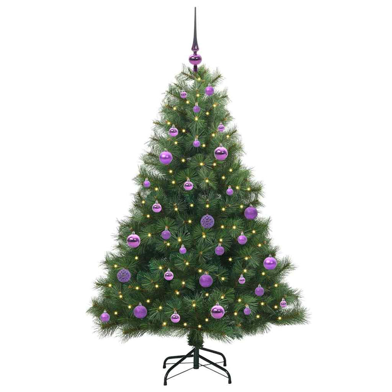 Load image into Gallery viewer, Vidaxl kunstkerstboom met 150 led met standaard groen 150 cm pe en pvc
