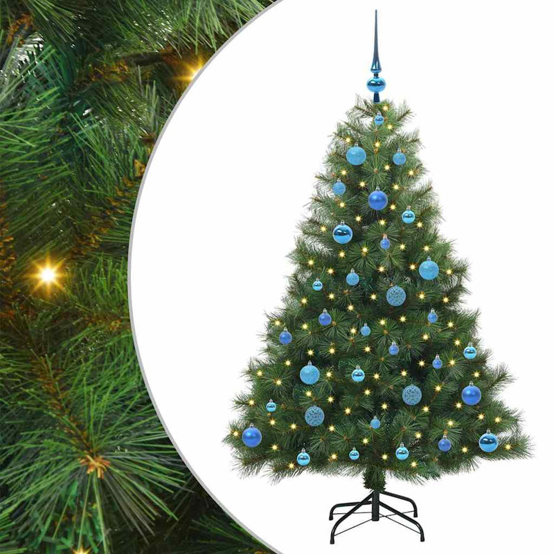 Load image into Gallery viewer, Vidaxl kunstkerstboom met 150 led met standaard groen 150 cm pe en pvc
