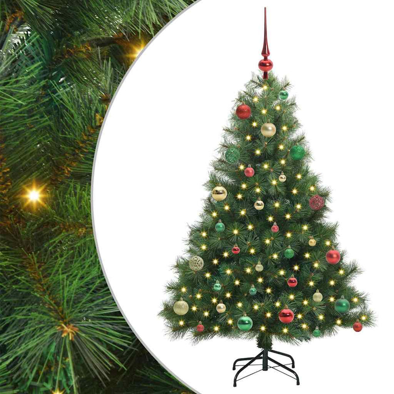 Load image into Gallery viewer, Vidaxl kunstkerstboom met 150 led met standaard groen 150 cm pe en pvc
