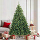 Vidaxl kunstkerstboom met 300 led met standaard groen 180 cm pe en pvc