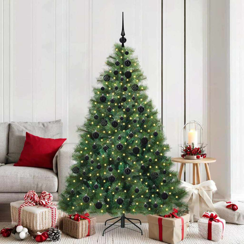 Load image into Gallery viewer, Vidaxl kunstkerstboom met 300 led met standaard groen 180 cm pe en pvc
