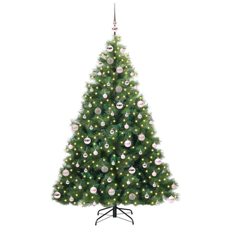 Load image into Gallery viewer, Vidaxl kunstkerstboom met 300 led met standaard groen 180 cm pe en pvc
