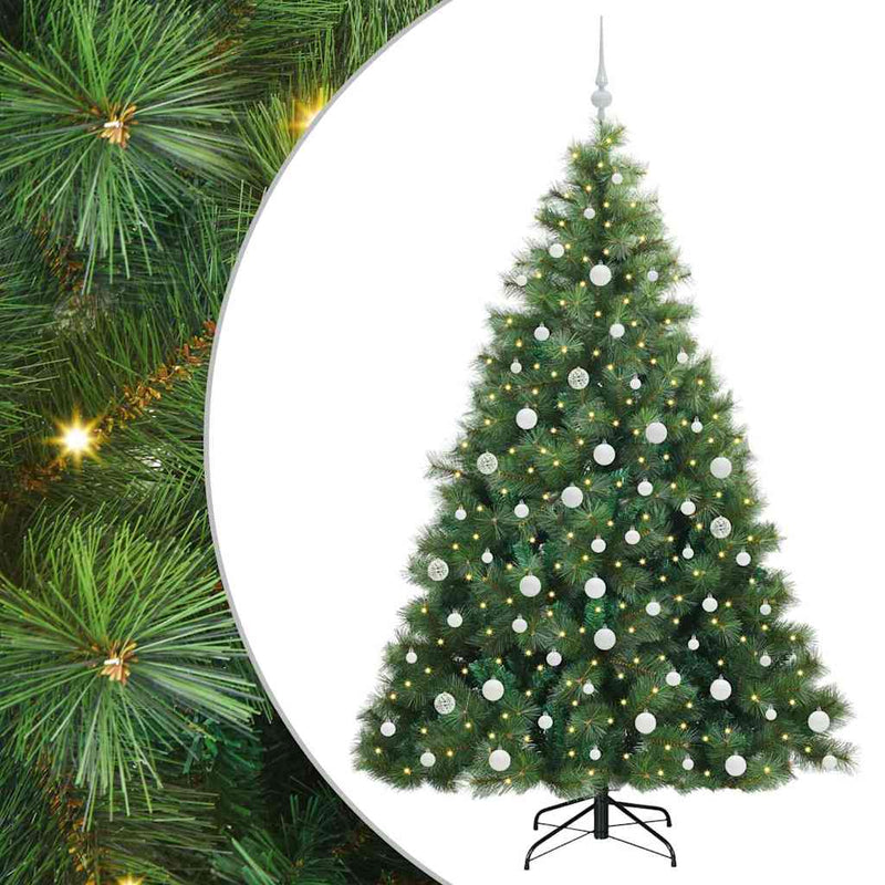 Load image into Gallery viewer, Vidaxl kunstkerstboom met 300 led met standaard groen 180 cm pe en pvc
