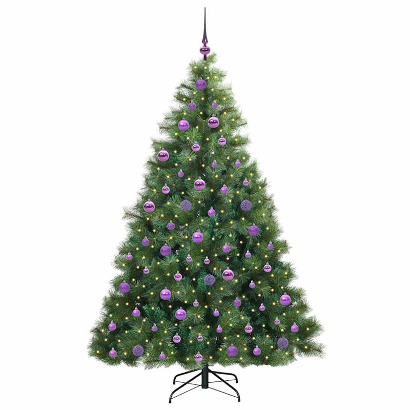 Load image into Gallery viewer, Vidaxl kunstkerstboom met 300 led met standaard groen 180 cm pe en pvc
