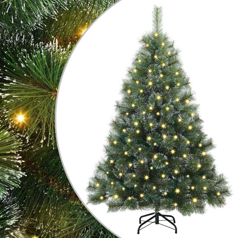 Load image into Gallery viewer, Vidaxl kunstkerstboom met 150 led met standaard groen 150 cm pe en pvc
