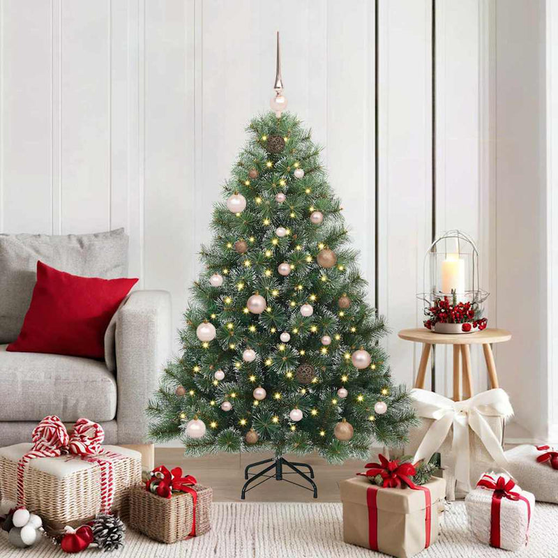Load image into Gallery viewer, Vidaxl kunstkerstboom met 150 led met standaard groen 150 cm pe en pvc
