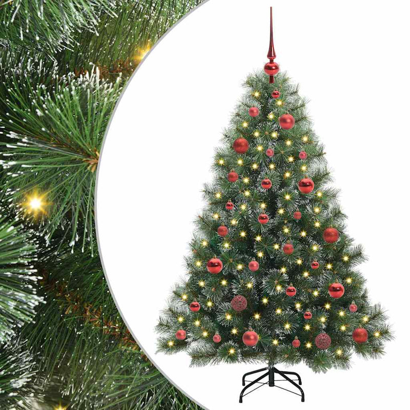 Load image into Gallery viewer, Vidaxl kunstkerstboom met 150 led met standaard groen 150 cm pe en pvc
