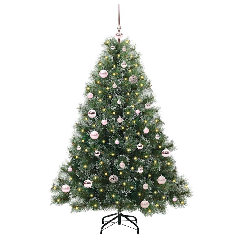 Load image into Gallery viewer, Vidaxl kunstkerstboom met 150 led met standaard groen 150 cm pe en pvc
