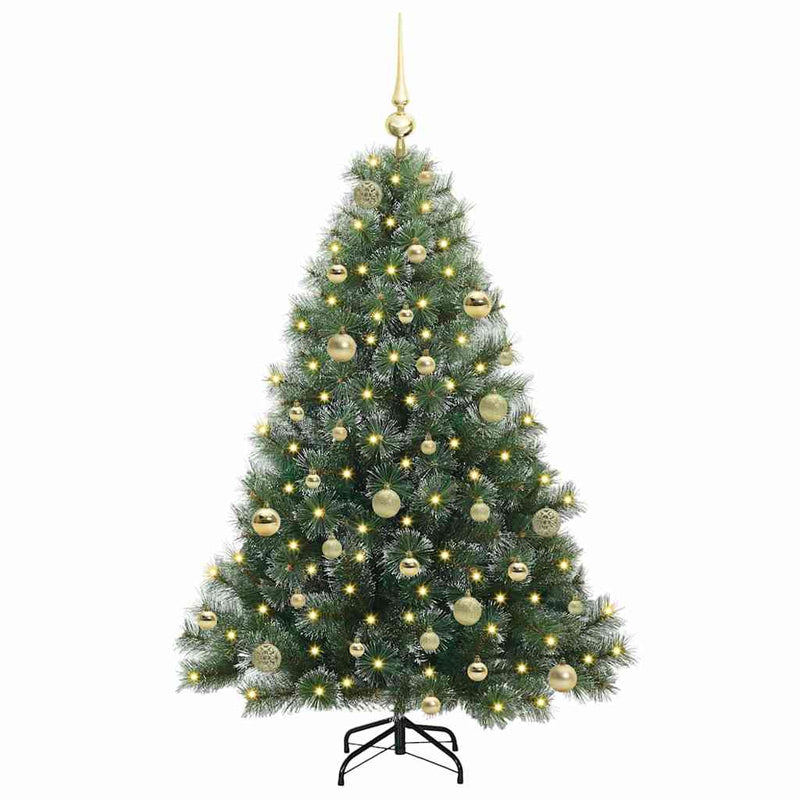 Load image into Gallery viewer, Vidaxl kunstkerstboom met 150 led met standaard groen 150 cm pe en pvc
