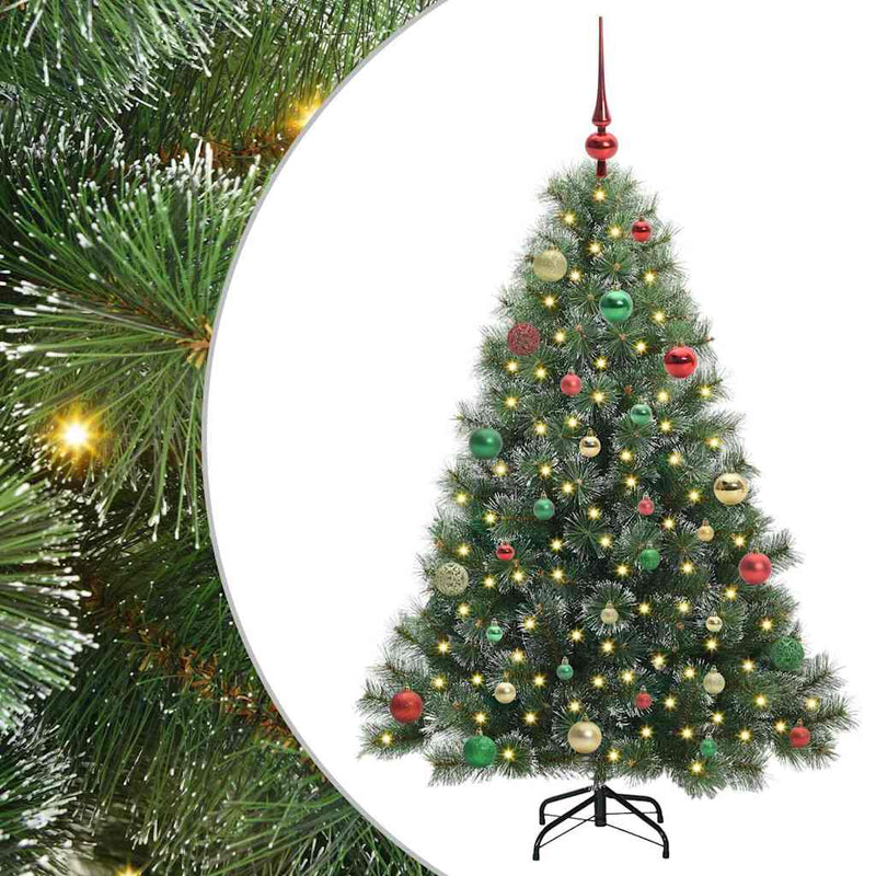 Load image into Gallery viewer, Vidaxl kunstkerstboom met 150 led met standaard groen 150 cm pe en pvc
