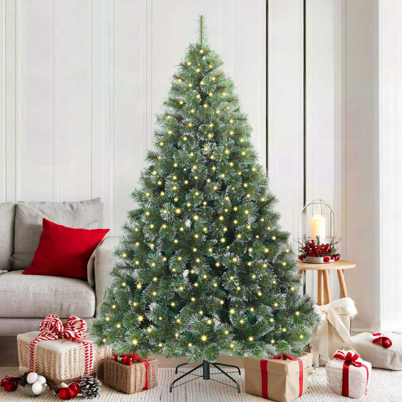 Load image into Gallery viewer, Vidaxl kunstkerstboom met 300 led met standaard groen 180 cm pe en pvc
