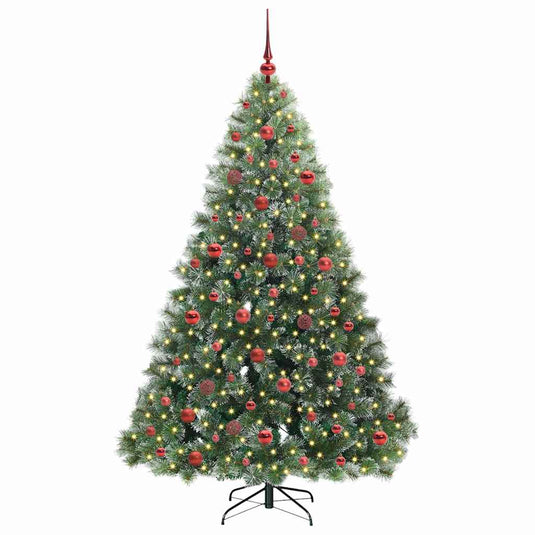 Vidaxl kunstkerstboom met 300 led met standaard groen 180 cm pe en pvc
