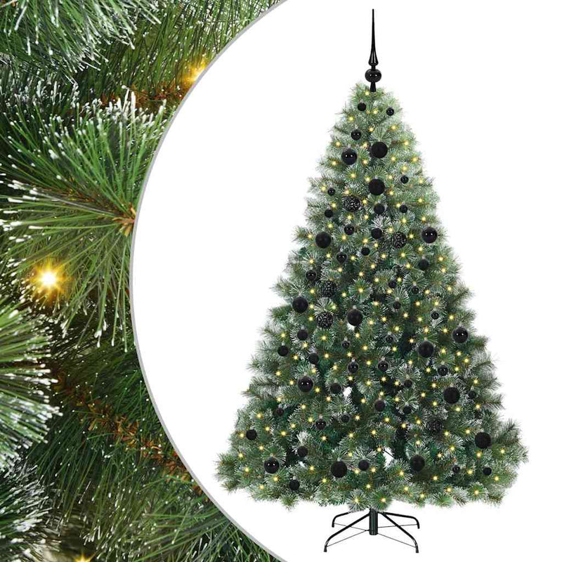 Load image into Gallery viewer, Vidaxl kunstkerstboom met 300 led met standaard groen 180 cm pe en pvc
