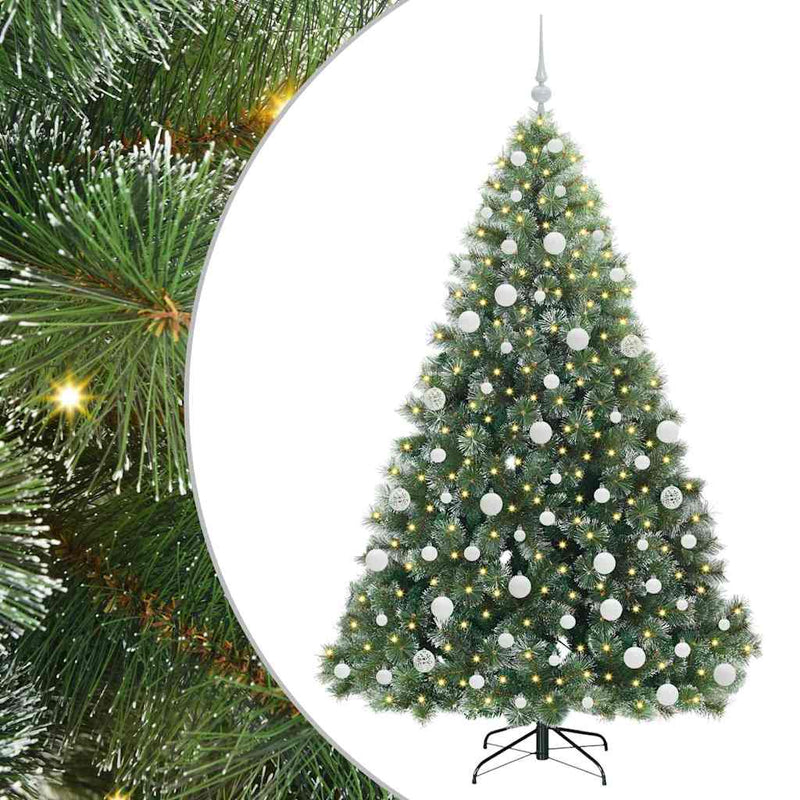 Load image into Gallery viewer, Vidaxl kunstkerstboom met 300 led met standaard groen 180 cm pe en pvc
