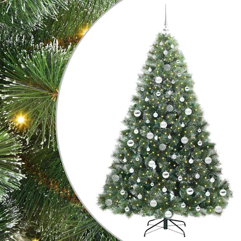 Load image into Gallery viewer, Vidaxl kunstkerstboom met 300 led met standaard groen 180 cm pe en pvc

