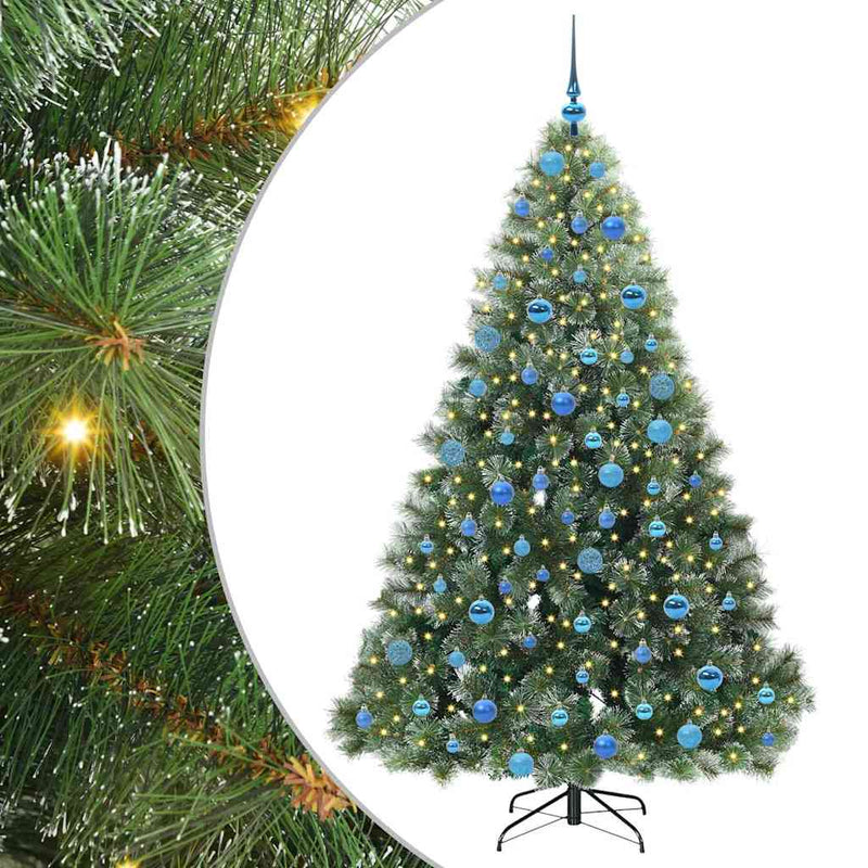 Load image into Gallery viewer, Vidaxl kunstkerstboom met 300 led met standaard groen 180 cm pe en pvc
