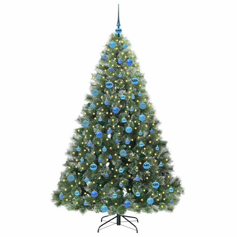 Load image into Gallery viewer, Vidaxl kunstkerstboom met 300 led met standaard groen 180 cm pe en pvc
