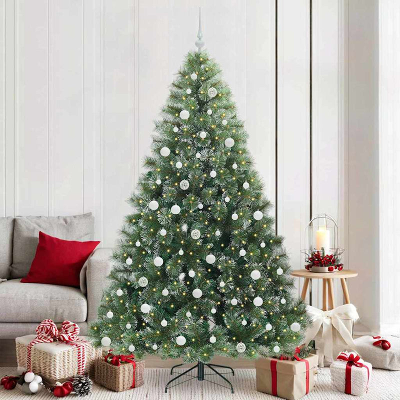 Load image into Gallery viewer, Vidaxl kunstkerstboom met 300 led met standaard groen 210 cm pe en pvc
