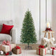Vidaxl kunstkerstboom met standaard groen 120 cm pvc, pe en staal