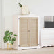 Vidaxl kastdeur 2 pcs naturel 110 x 2,1 x 39,5 cm massief grenenhout