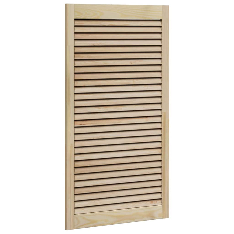 Load image into Gallery viewer, Vidaxl kastdeur naturel 110 x 2,1 x 59,5 cm massief grenenhout
