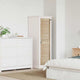 Vidaxl kastdeur naturel 140,5 x 2,1 x 39,5 cm massief grenenhout
