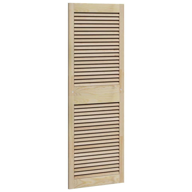 Load image into Gallery viewer, Vidaxl kastdeur naturel 49,5 x 2,1 x 140,5 cm massief grenenhout
