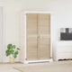 Vidaxl kastdeur 2 pcs naturel 170 x 2,1 x 49,5 cm massief grenenhout