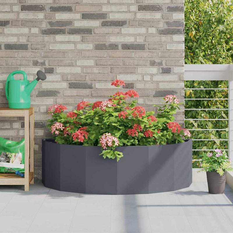Load image into Gallery viewer, Vidaxl plantenbak antraciet 120 x 60 x 35 cm staal
