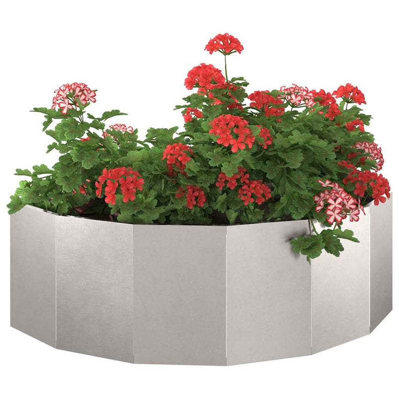 Load image into Gallery viewer, Vidaxl plantenbak zilver 120 x 60 x 35 cm roestvrij staal
