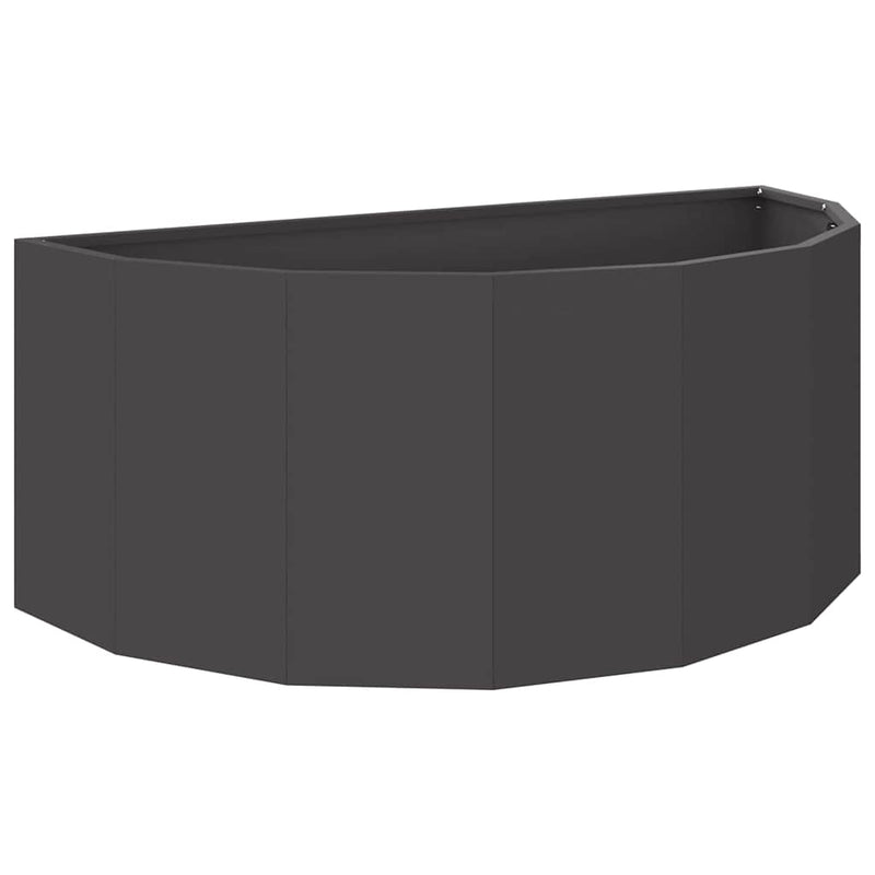 Load image into Gallery viewer, Vidaxl plantenbak zwart 90 x 45 x 35 cm staal
