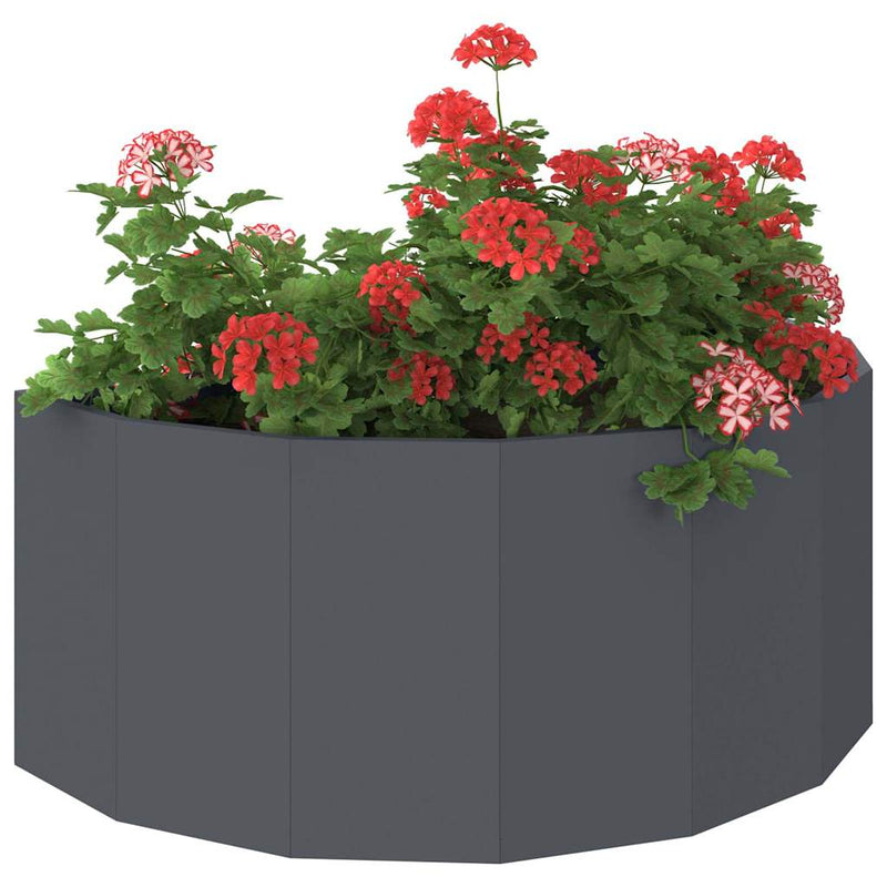 Load image into Gallery viewer, Vidaxl plantenbak antraciet 90 x 45 x 35 cm staal
